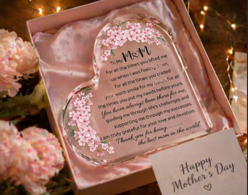 Mother's day appreciation! Acrylic Heart